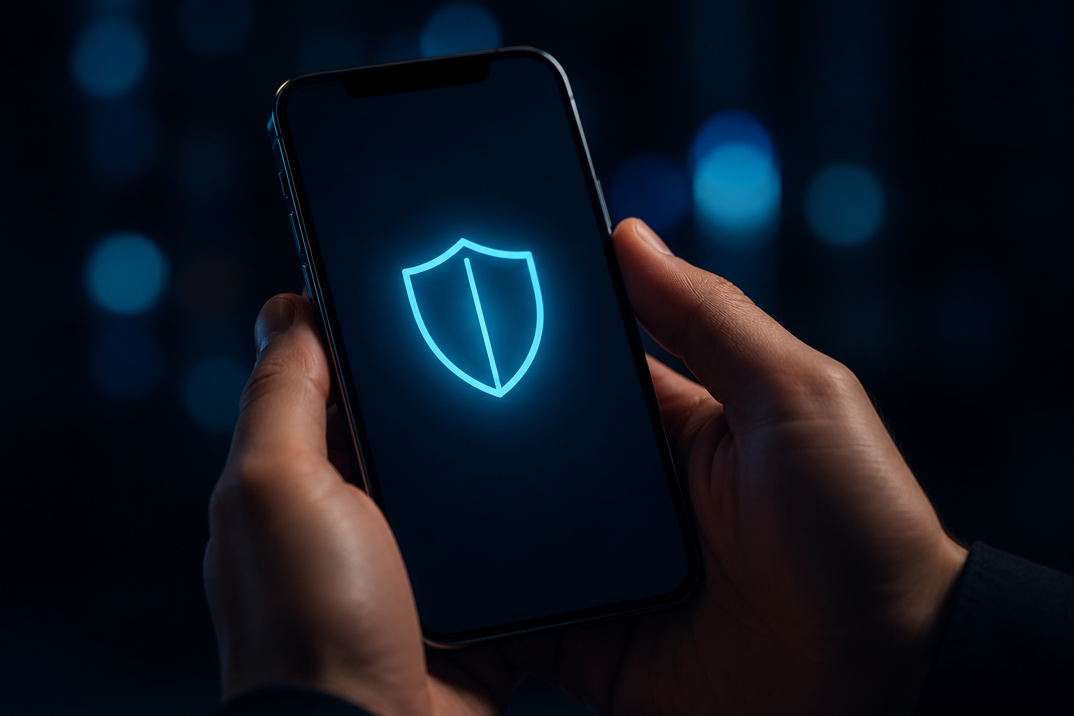 Mobile Threat Defense — Smartphone mit Security Shield